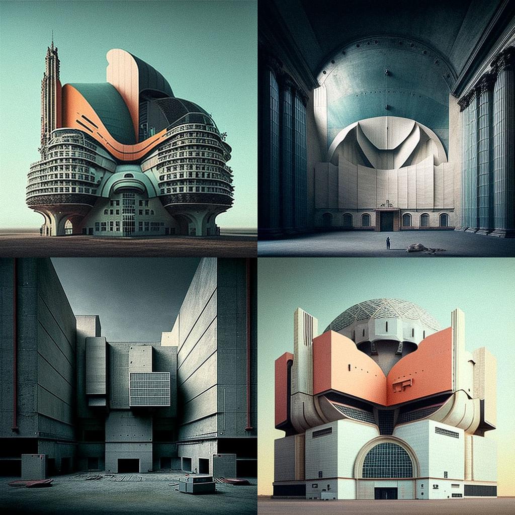 Klaus Frahm style, Midjourney V4, render 1 of 4