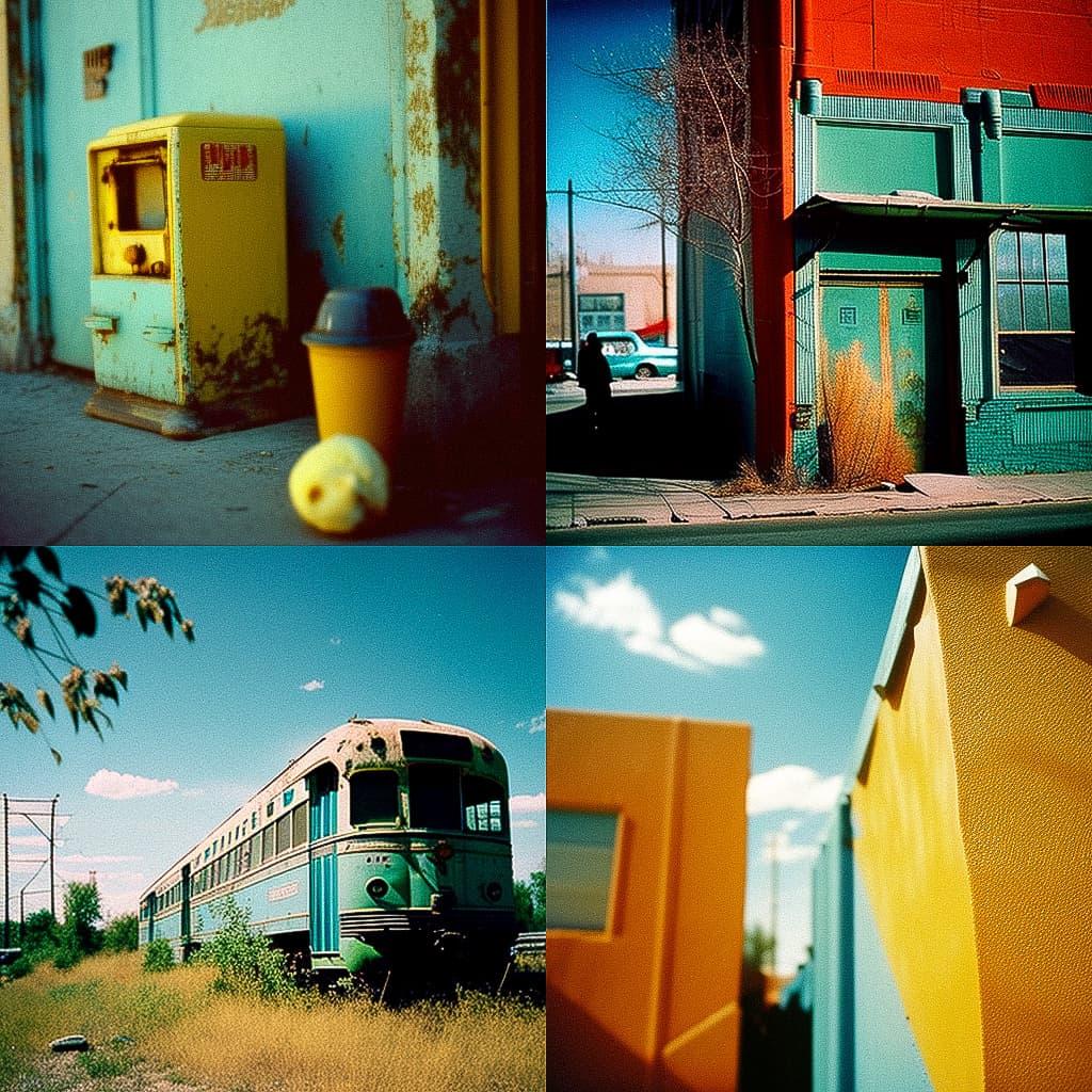Kodak Ektachrome E100 style, Midjourney V4, render 1 of 4