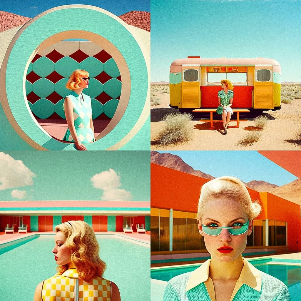 Kourtney Roy style, Midjourney V4, render 1 of 4