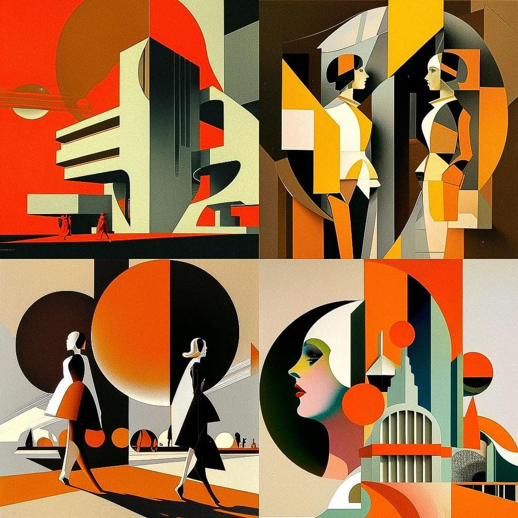 Ladislav Sutnar style, Midjourney V4, render 1 of 4