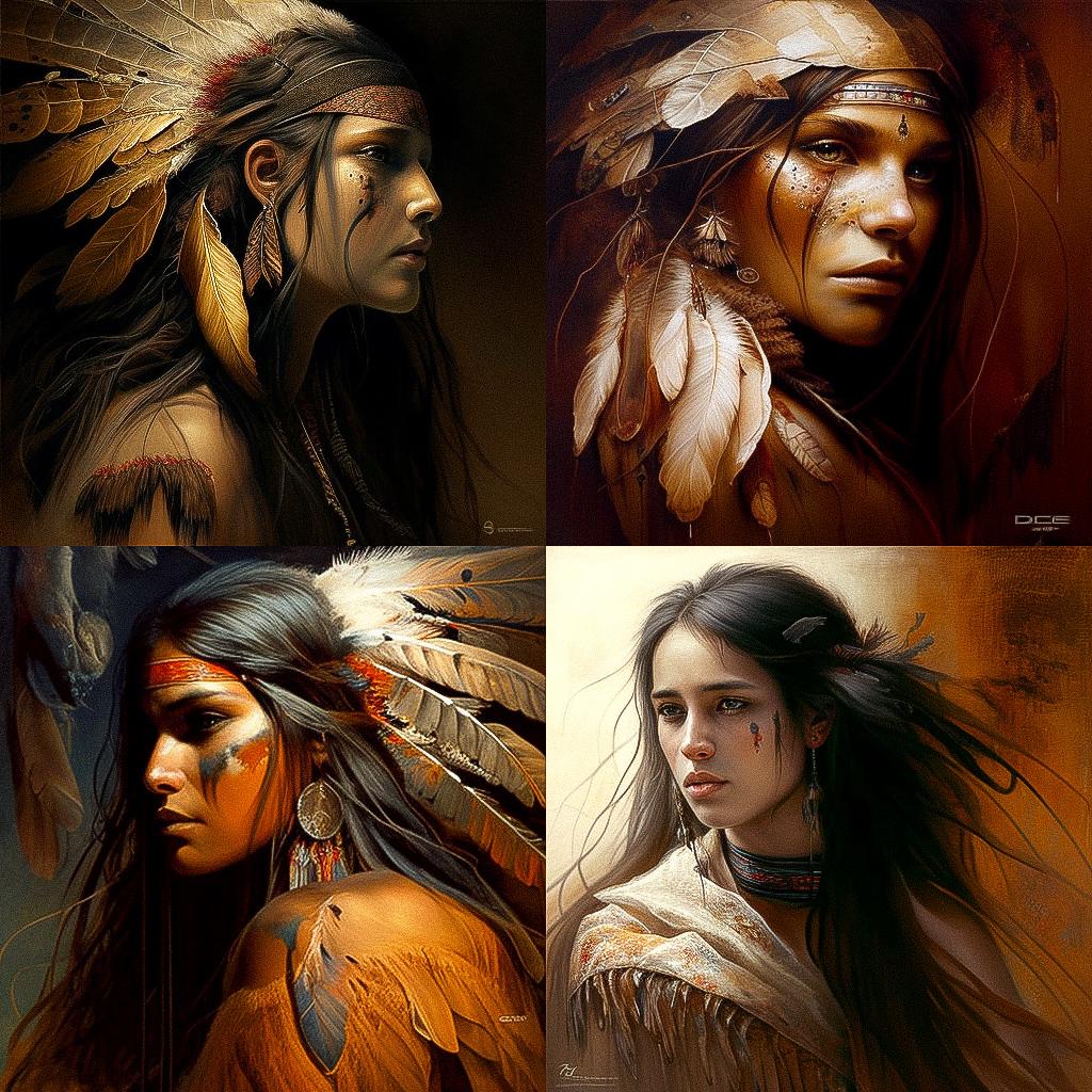 Lee Bogle style, Midjourney V4, render 1 of 4