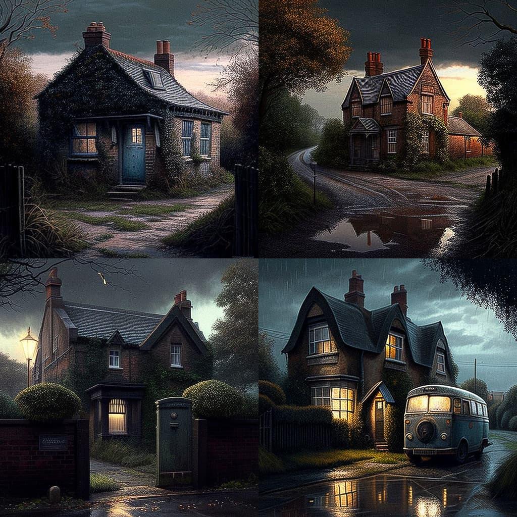 Lee Madgwick style, Midjourney V4, render 1 of 4