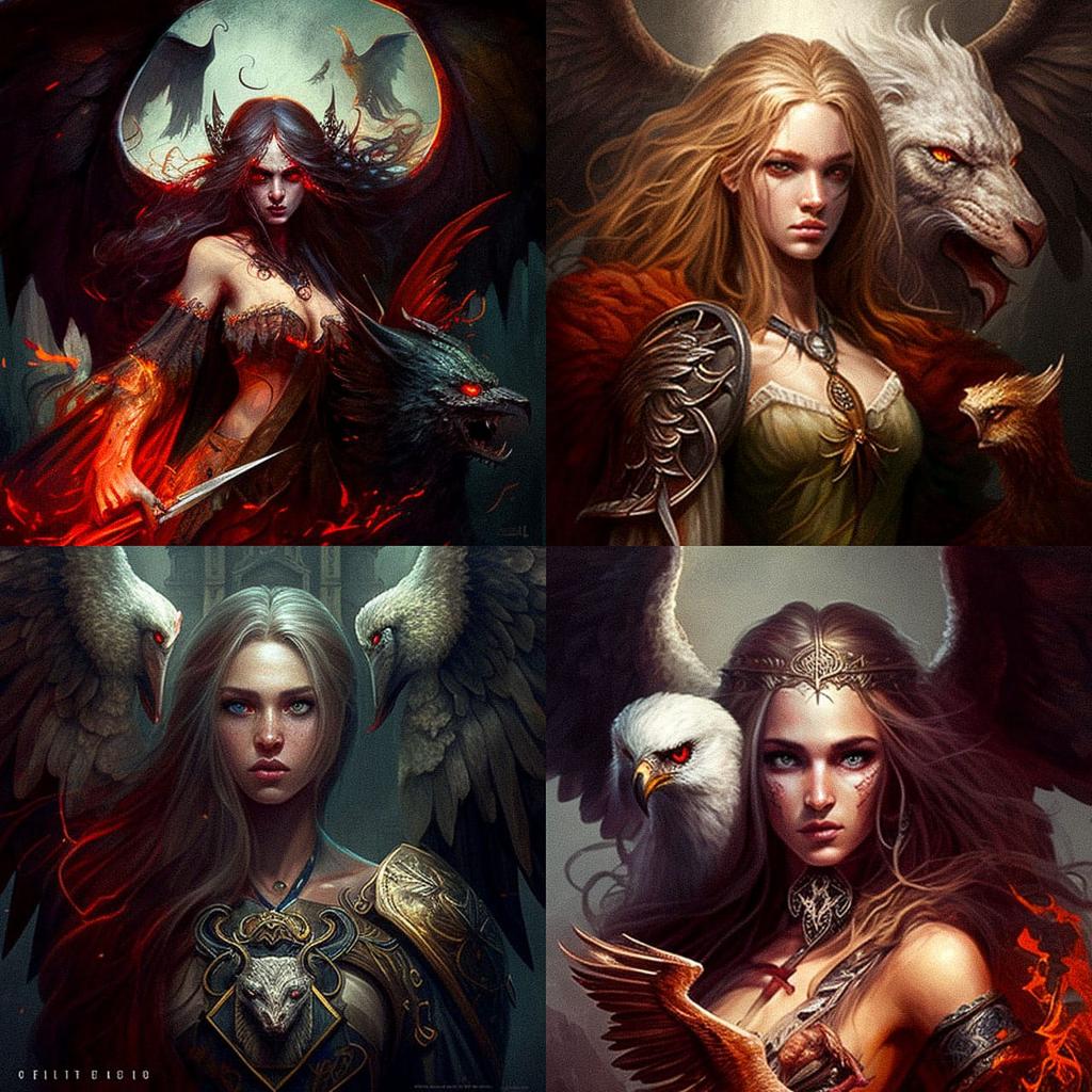 Legend of the Cryptids style, Midjourney V4, render 1 of 4