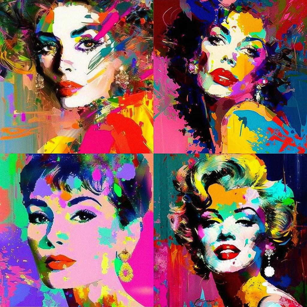 LeRoy Neiman style, Midjourney V4, render 1 of 4