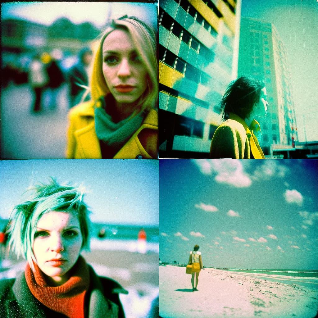 Lomography Color 100 style, Midjourney V4, render 1 of 4