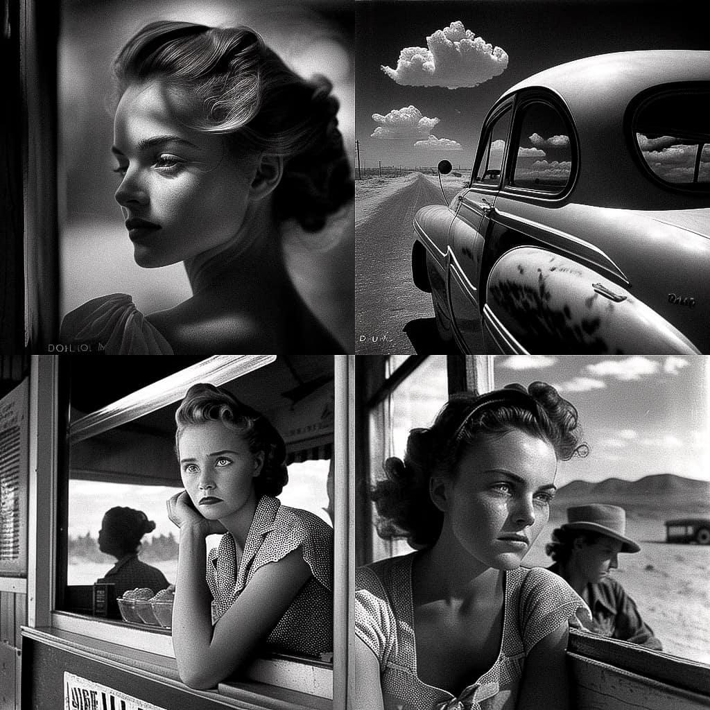 Loomis Dean style, Midjourney V4, render 1 of 4