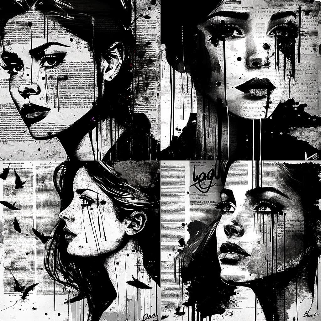 Loui Jover style, Midjourney V4, render 1 of 4