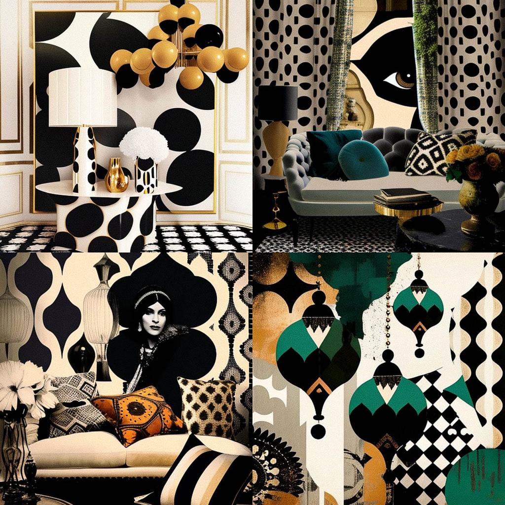 Madeline Weinrib style, Midjourney V4, render 1 of 4