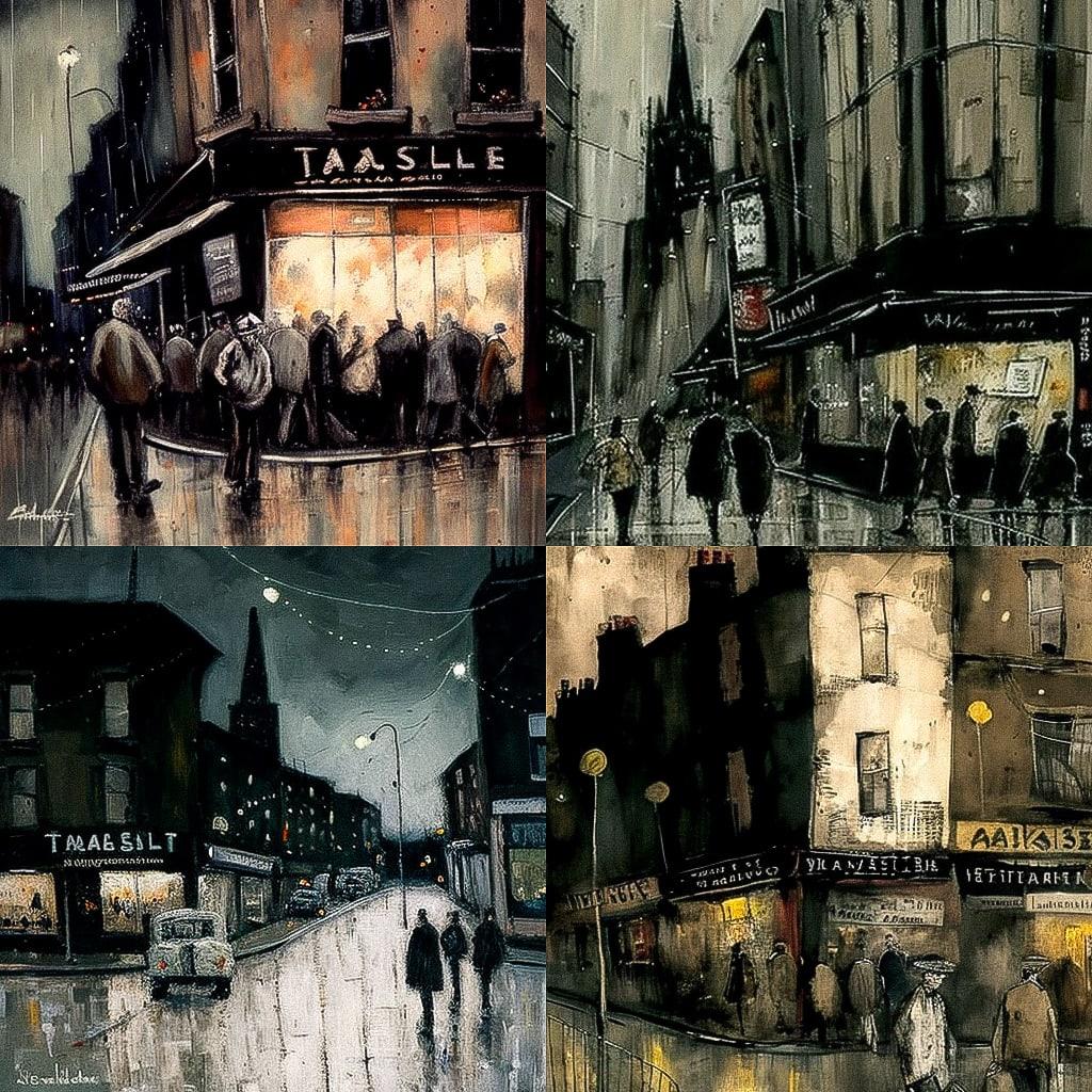 Malcolm Teasdale style, Midjourney V4, render 1 of 4