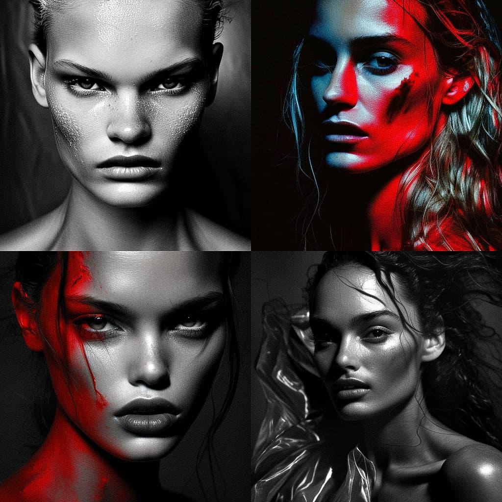 Mario Sorrenti style, Midjourney V4, render 1 of 4