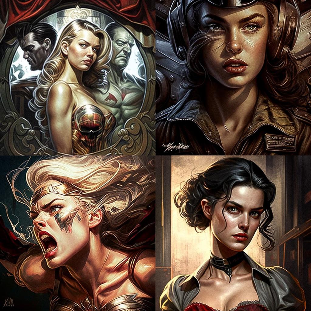 Mark Brooks style, Midjourney V4, render 1 of 4