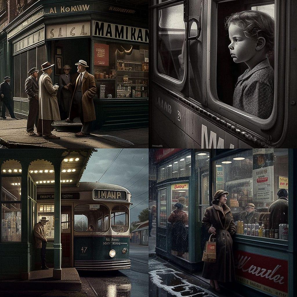 Mark Shaw style, Midjourney V4, render 1 of 4