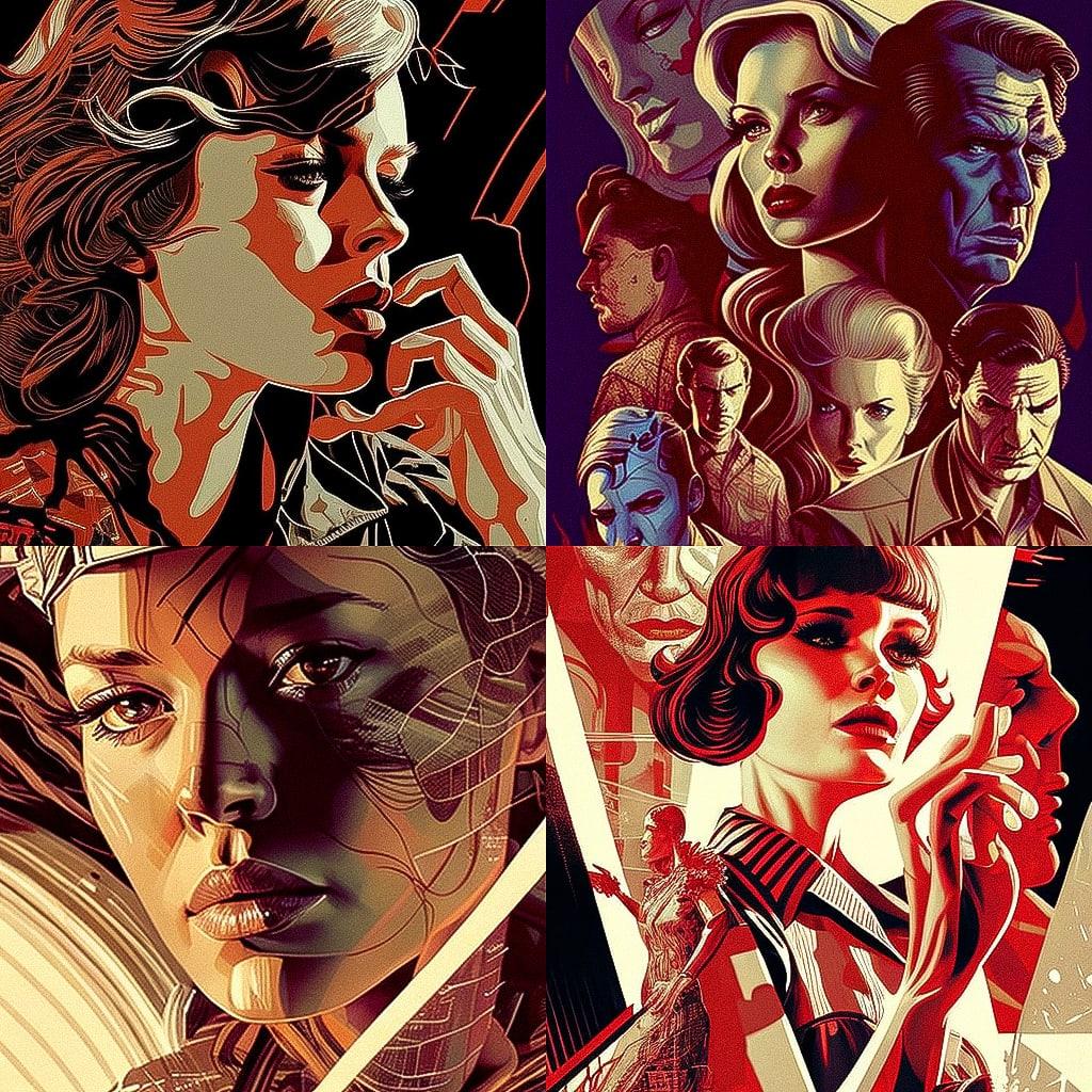 Martin Ansin style, Midjourney V4, render 1 of 4