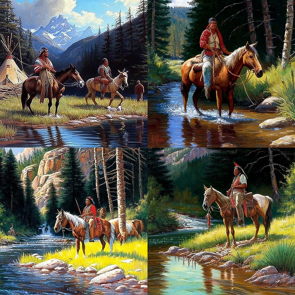 Martin Grelle style, Midjourney V4, render 1 of 4