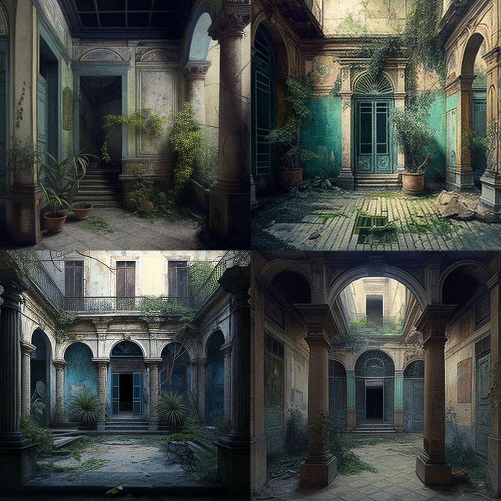 Matteo Massagrande style, Midjourney V4, render 1 of 4