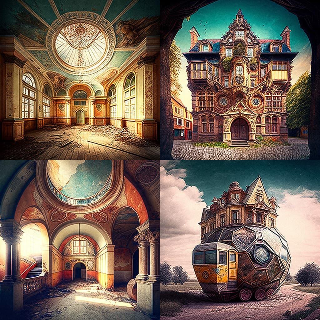 Matthias Haker style, Midjourney V4, render 1 of 4
