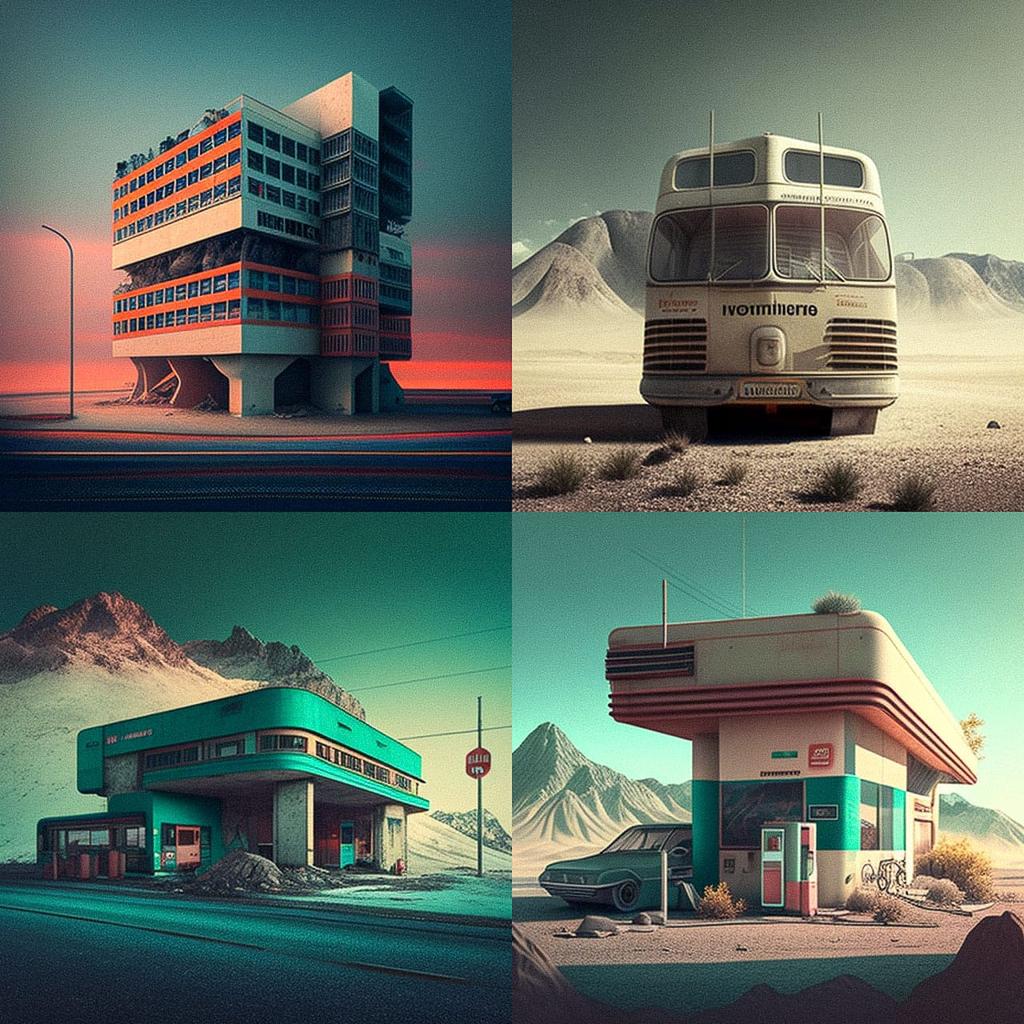 Matthias Heiderich style, Midjourney V4, render 1 of 4