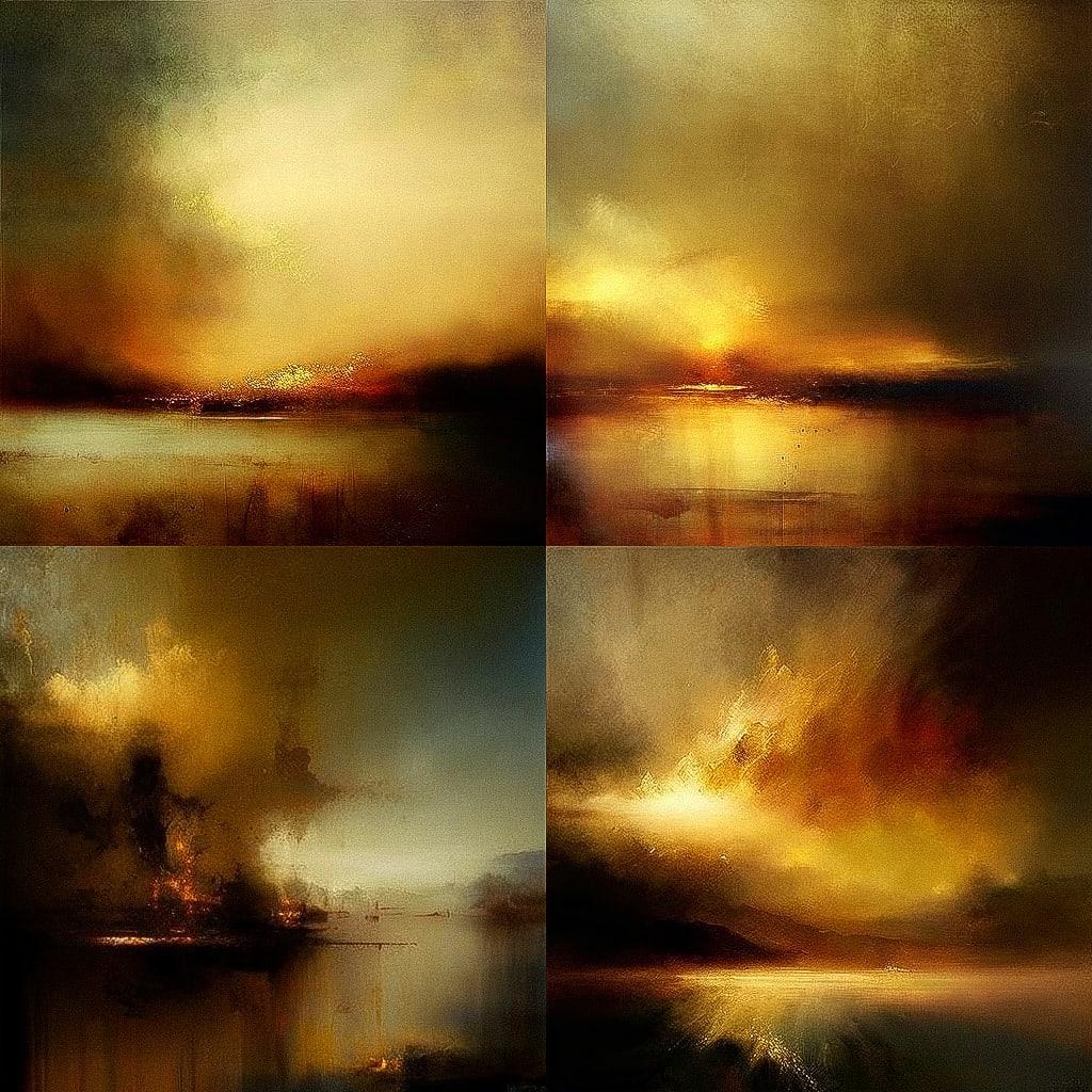 Maurice Sapiro style, Midjourney V4, render 1 of 4