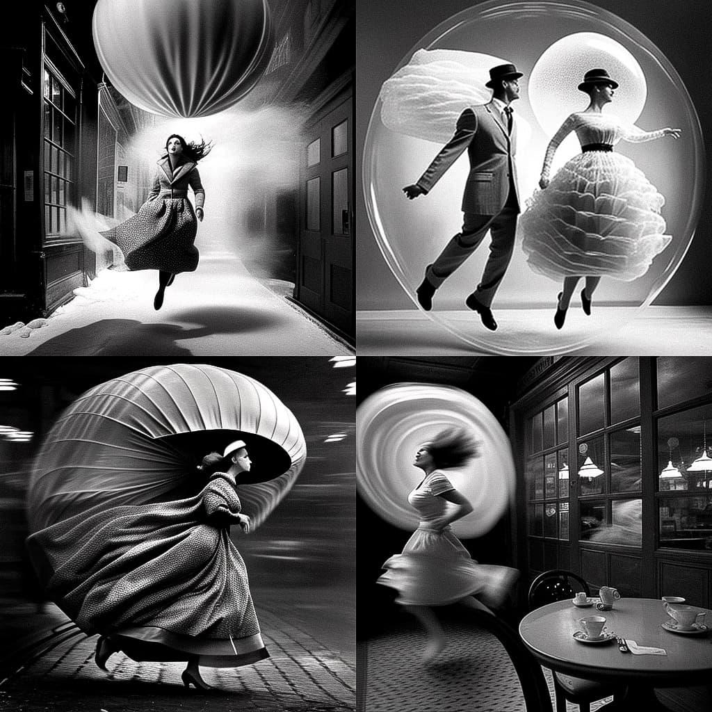 Melvin Sokolsky style, Midjourney V4, render 1 of 4
