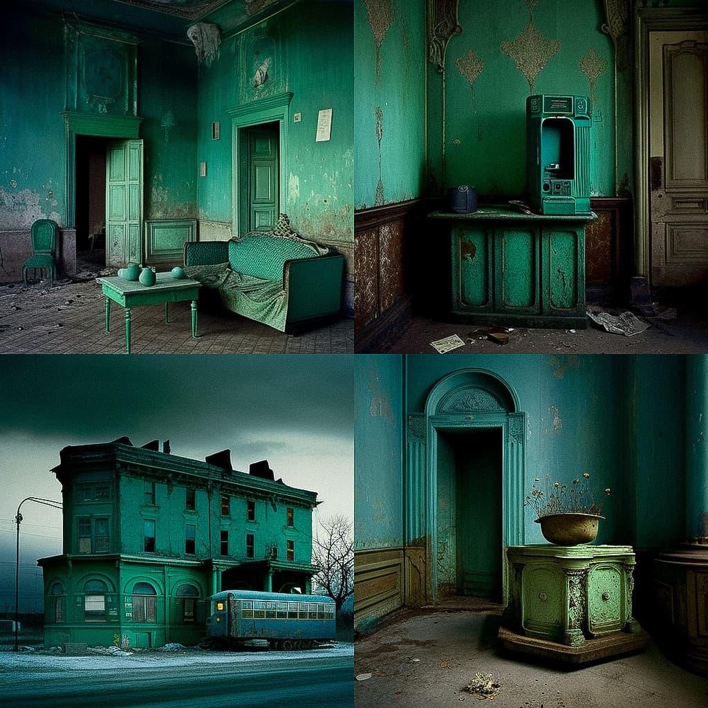 Michael Eastman style, Midjourney V4, render 1 of 4