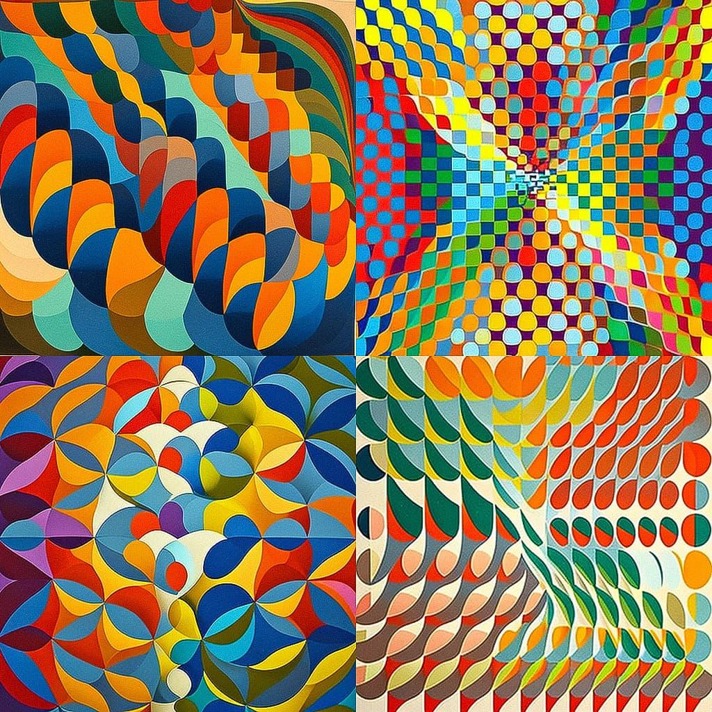 Michael Kidner style, Midjourney V4, render 1 of 4