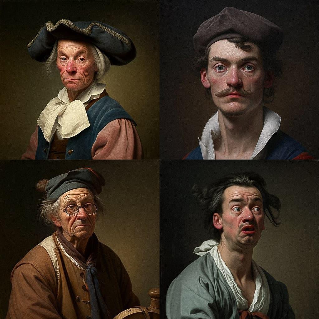 Michael Sweerts style, Midjourney V4, render 1 of 4