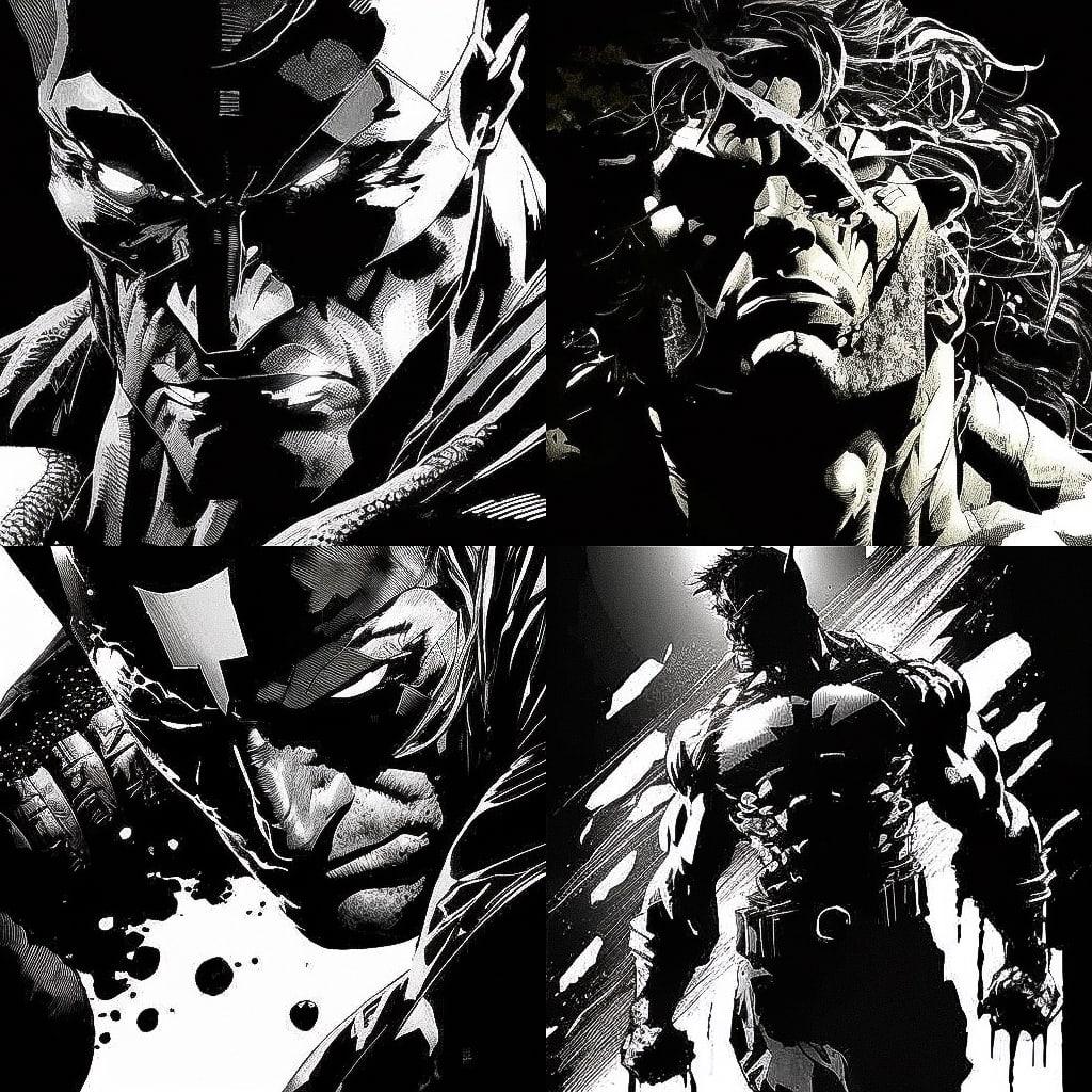 Mike Deodato style, Midjourney V4, render 1 of 4