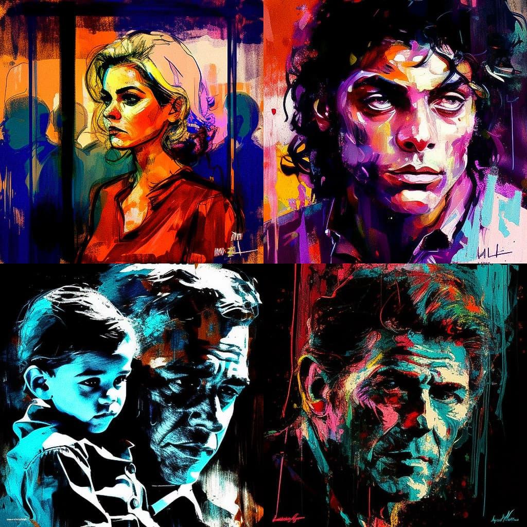 Mike Luckovich style, Midjourney V4, render 1 of 4