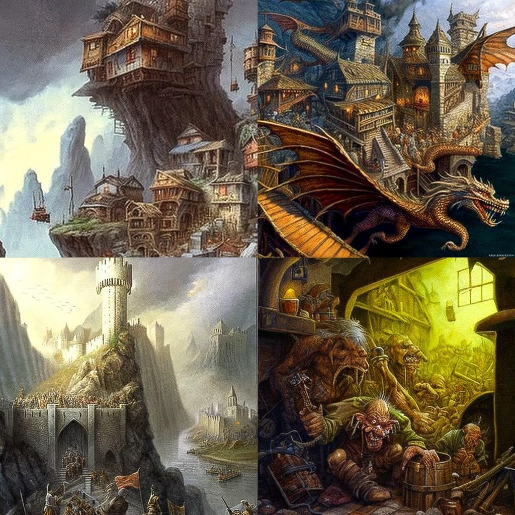 Mike Ploog style, Midjourney V4, render 1 of 4