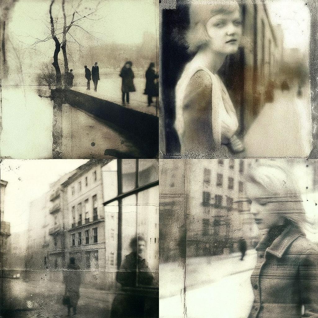 Miroslav Tichy style, Midjourney V4, render 1 of 4