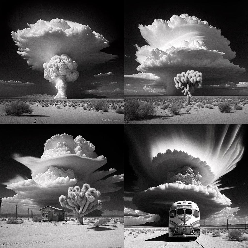 Mitch Dobrowner style, Midjourney V4, render 1 of 4