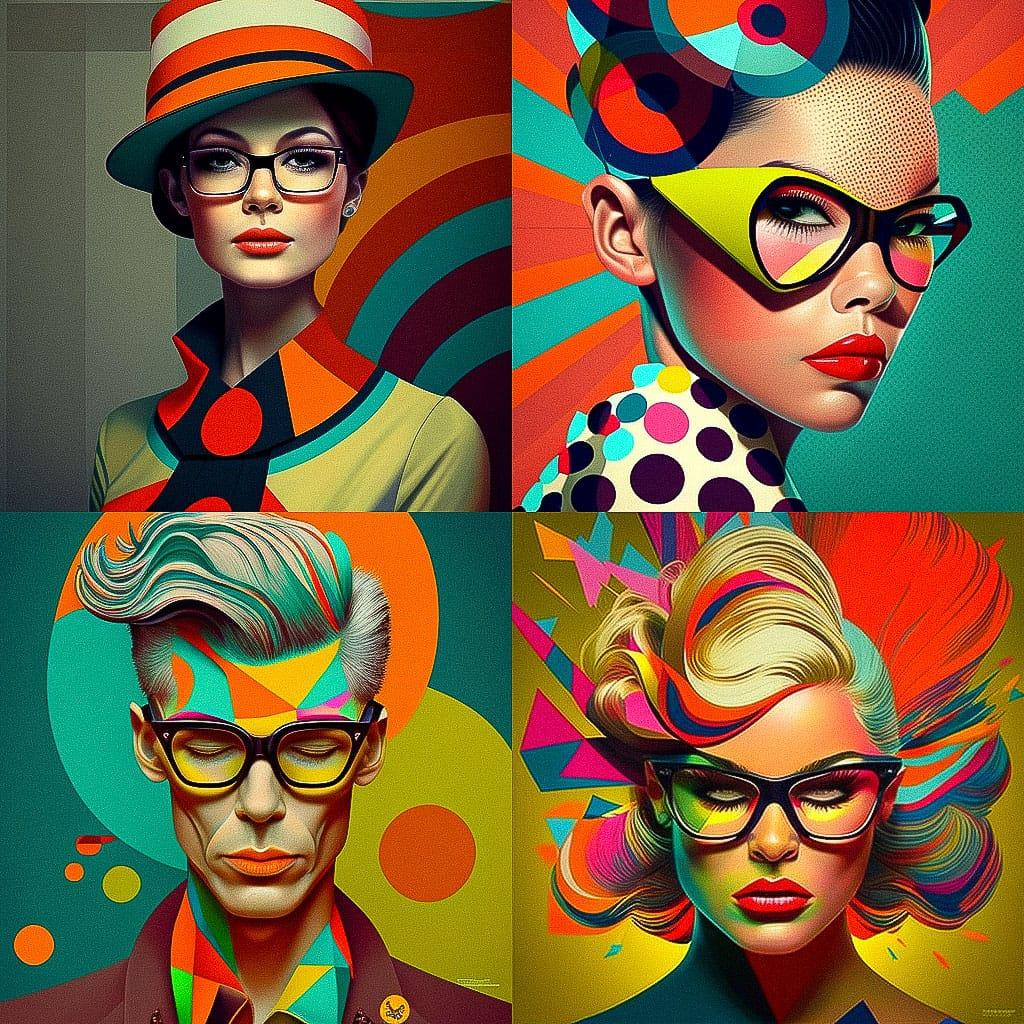 Mondo Guerra style, Midjourney V4, render 1 of 4