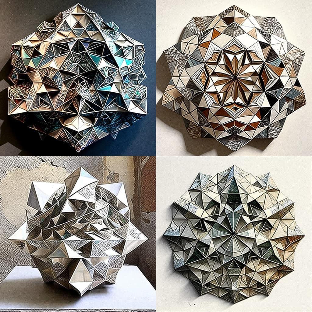 Monir Shahroudy Farmanfarmaian style, Midjourney V4, render 1 of 4