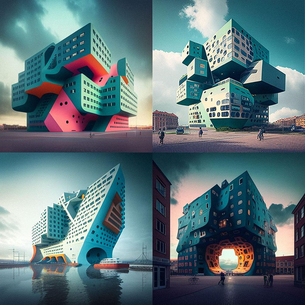 MVRDV style, Midjourney V4, render 1 of 4