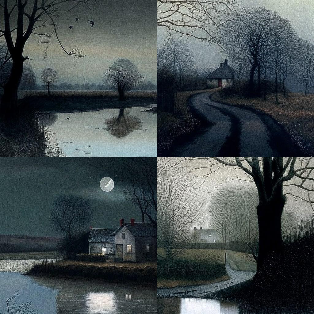 Naomi Tydeman style, Midjourney V4, render 1 of 4