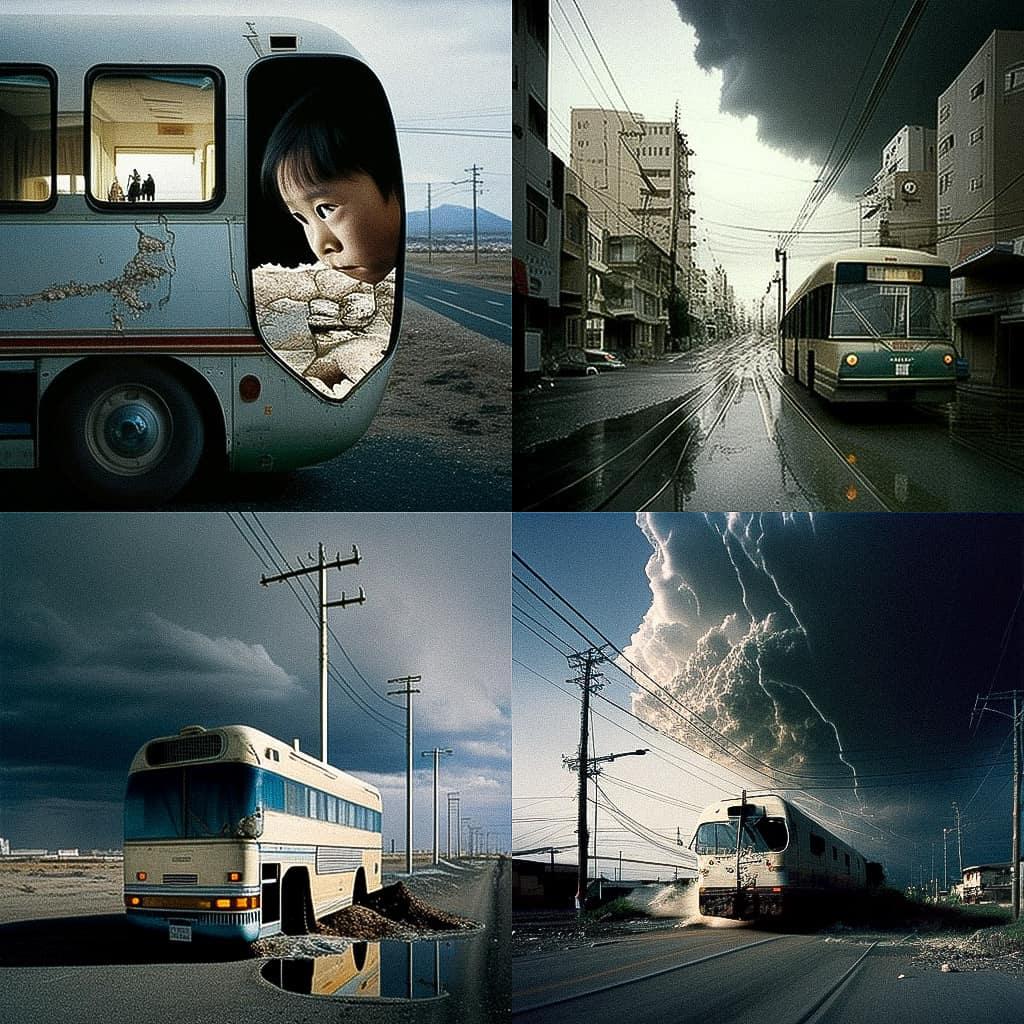 Naoya Hatakeyama style, Midjourney V4, render 1 of 4