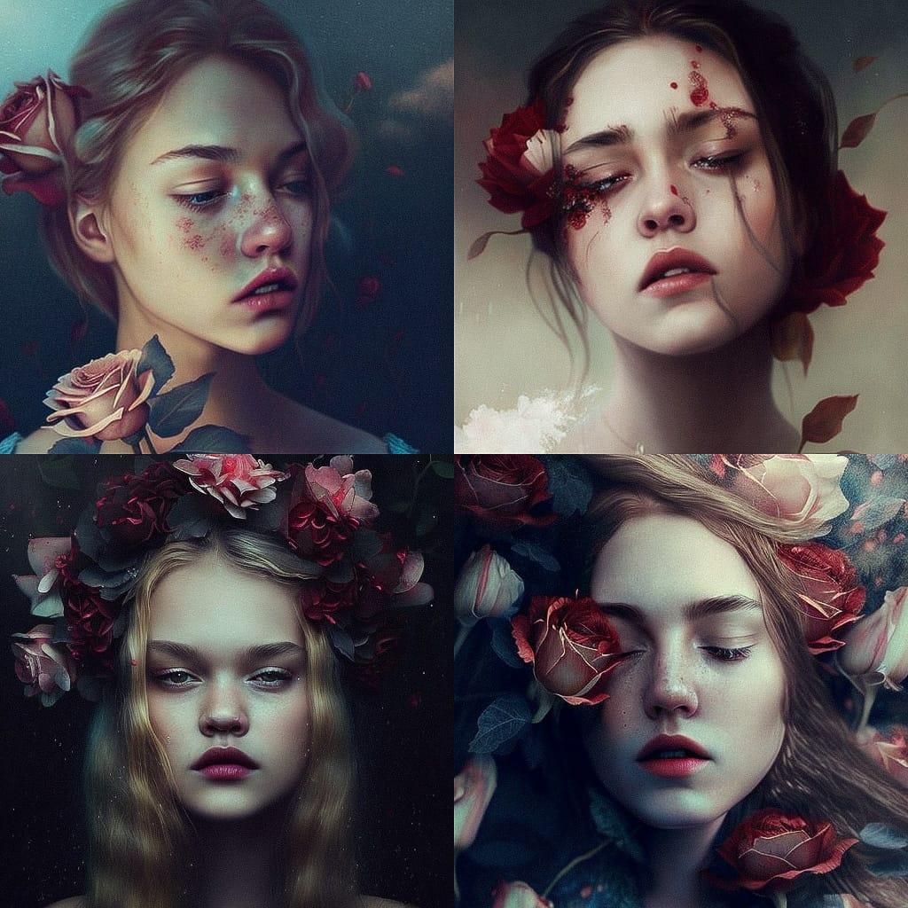 Natalia Drepina style, Midjourney V4, render 1 of 4