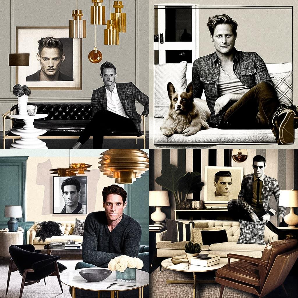 Nate Berkus style, Midjourney V4, render 1 of 4