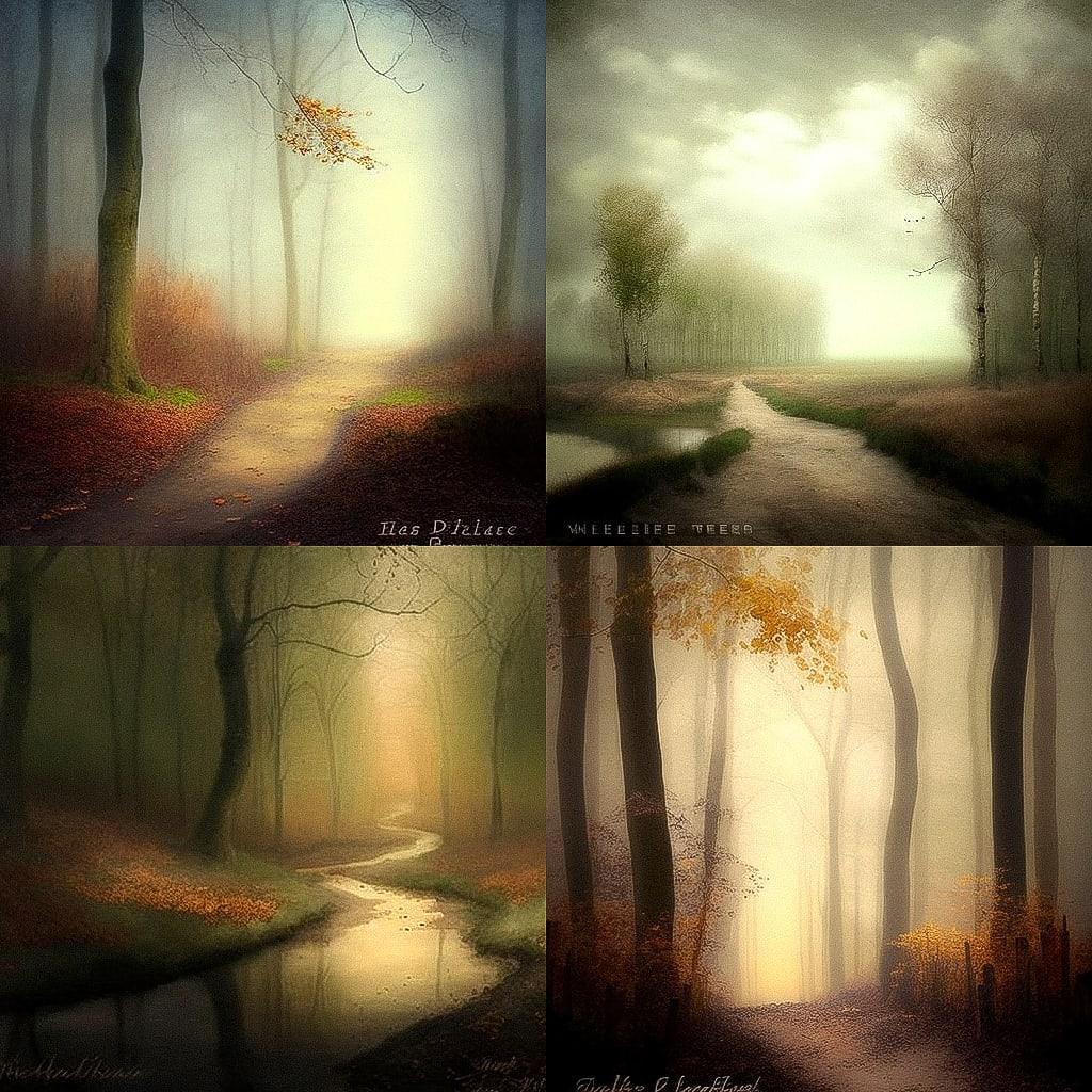 Nelleke Pieters style, Midjourney V4, render 1 of 4