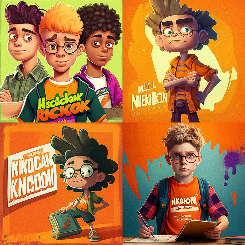 Nickelodeon style, Midjourney V4, render 1 of 4
