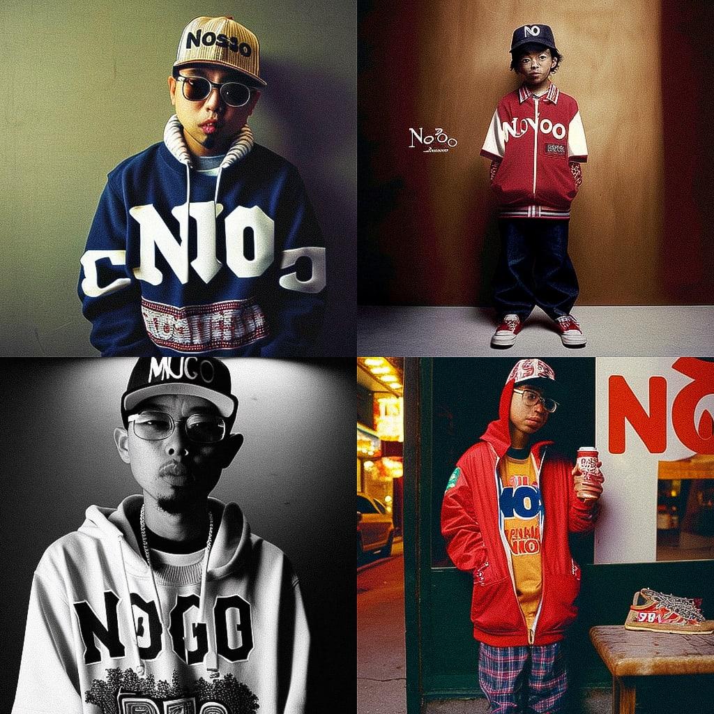 Nigo style, Midjourney V4, render 1 of 4