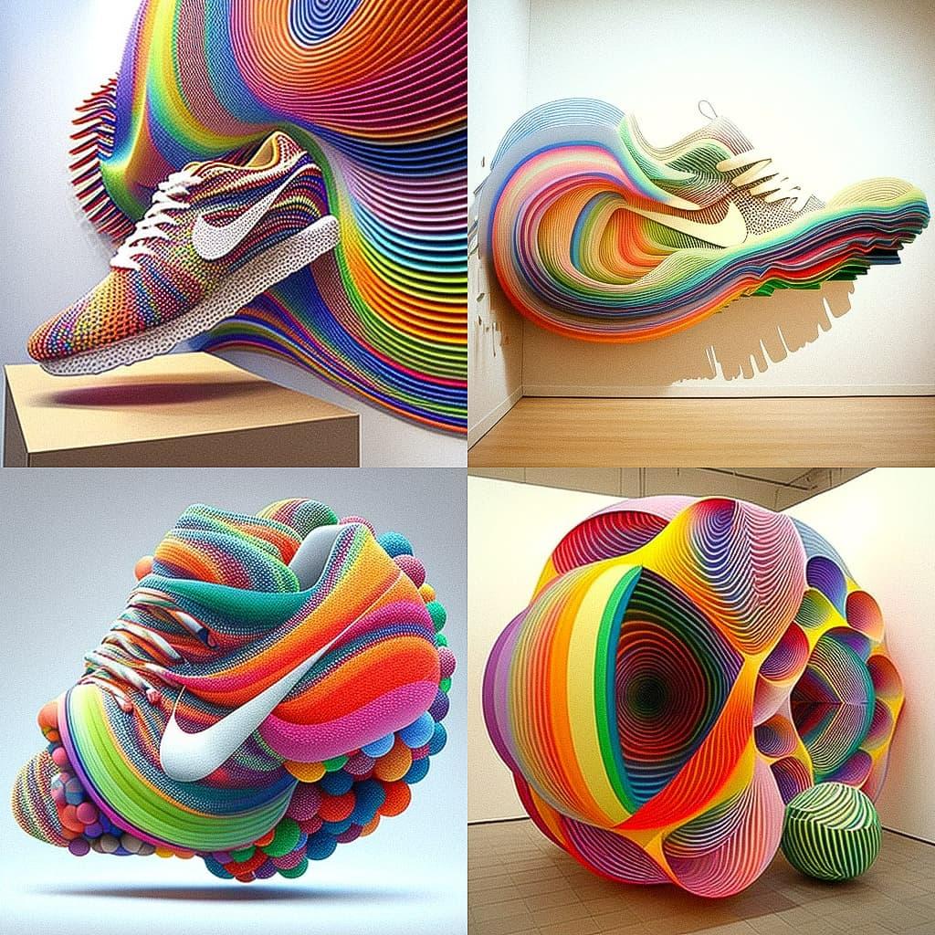 Nike Savvas style, Midjourney V4, render 1 of 4