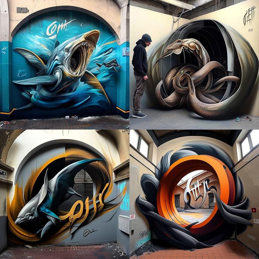 Odeith style, Midjourney V4, render 1 of 4