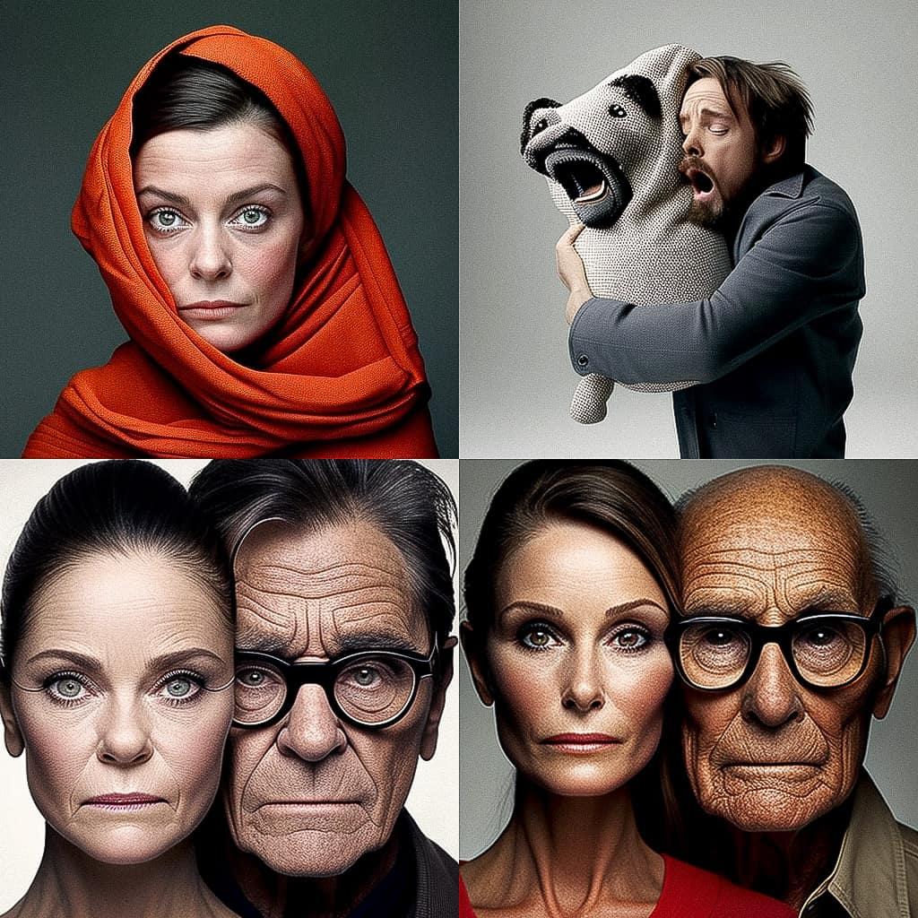 Oliviero Toscani style, Midjourney V4, render 1 of 4