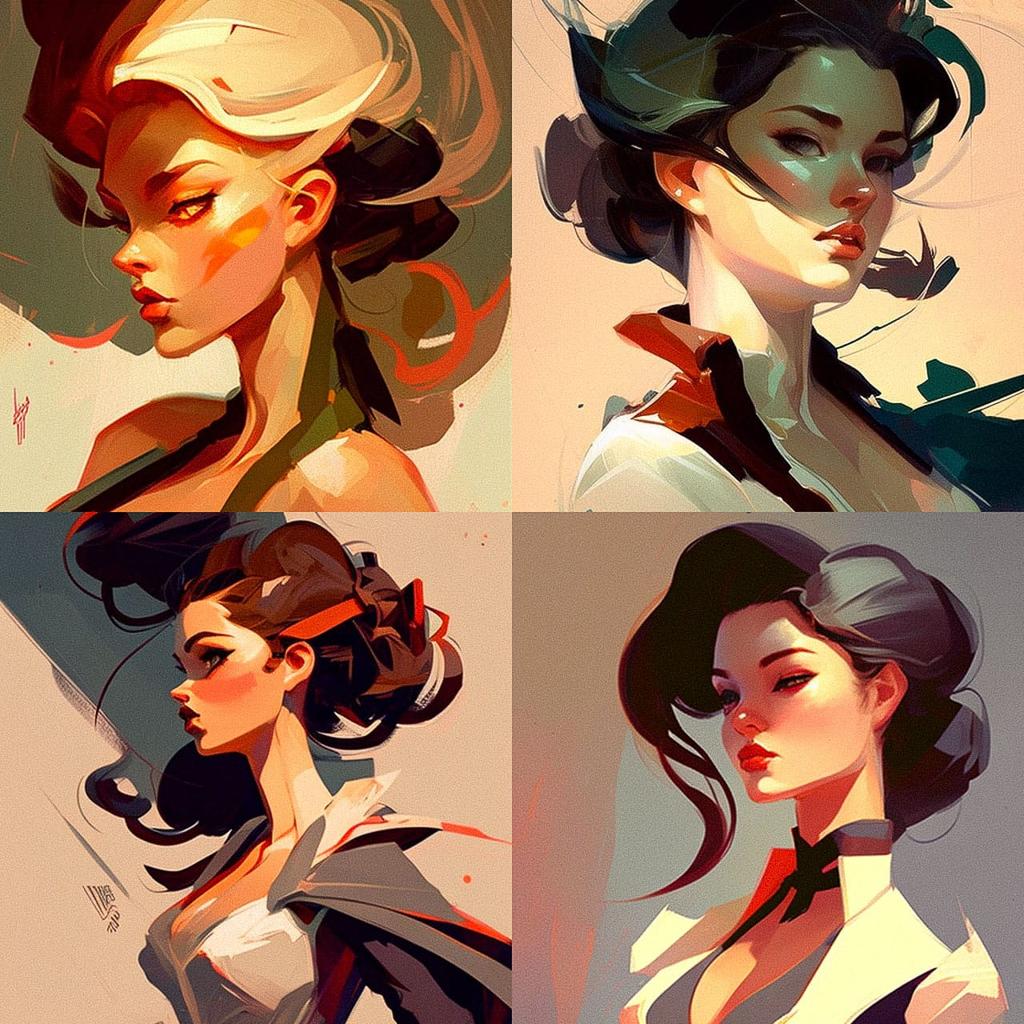 Otto Schmidt style, Midjourney V4, render 1 of 4