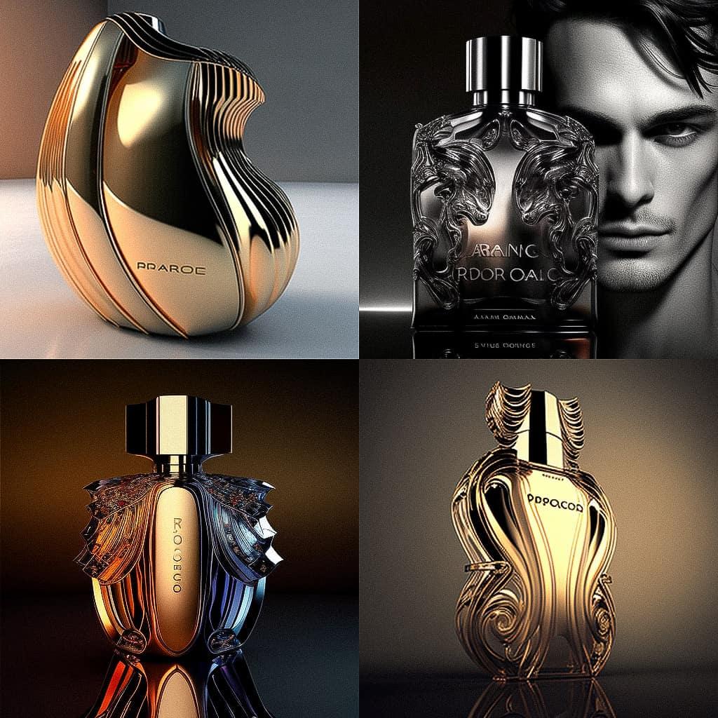 Paco Rabanne style, Midjourney V4, render 1 of 4