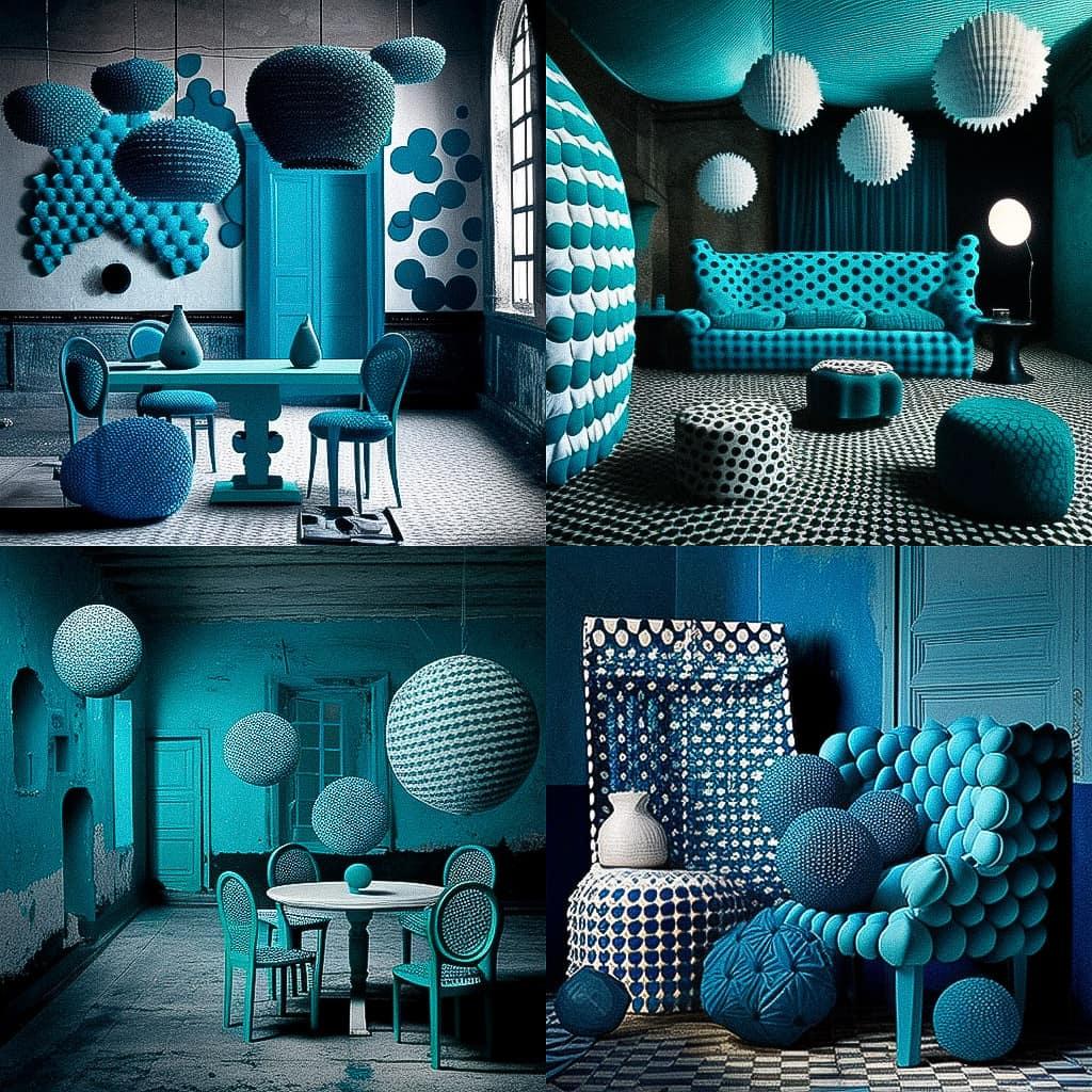 Paola Navone style, Midjourney V4, render 1 of 4