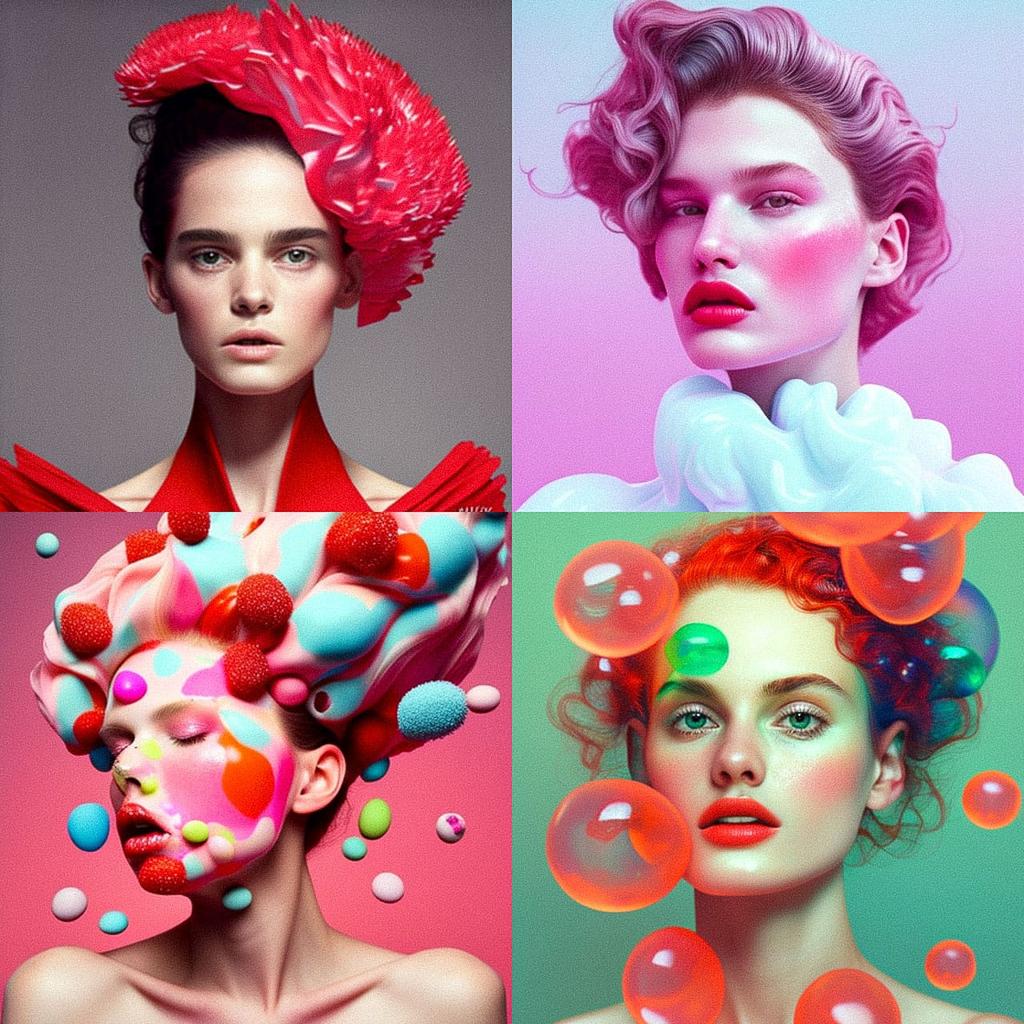 Paola Pivi style, Midjourney V4, render 1 of 4