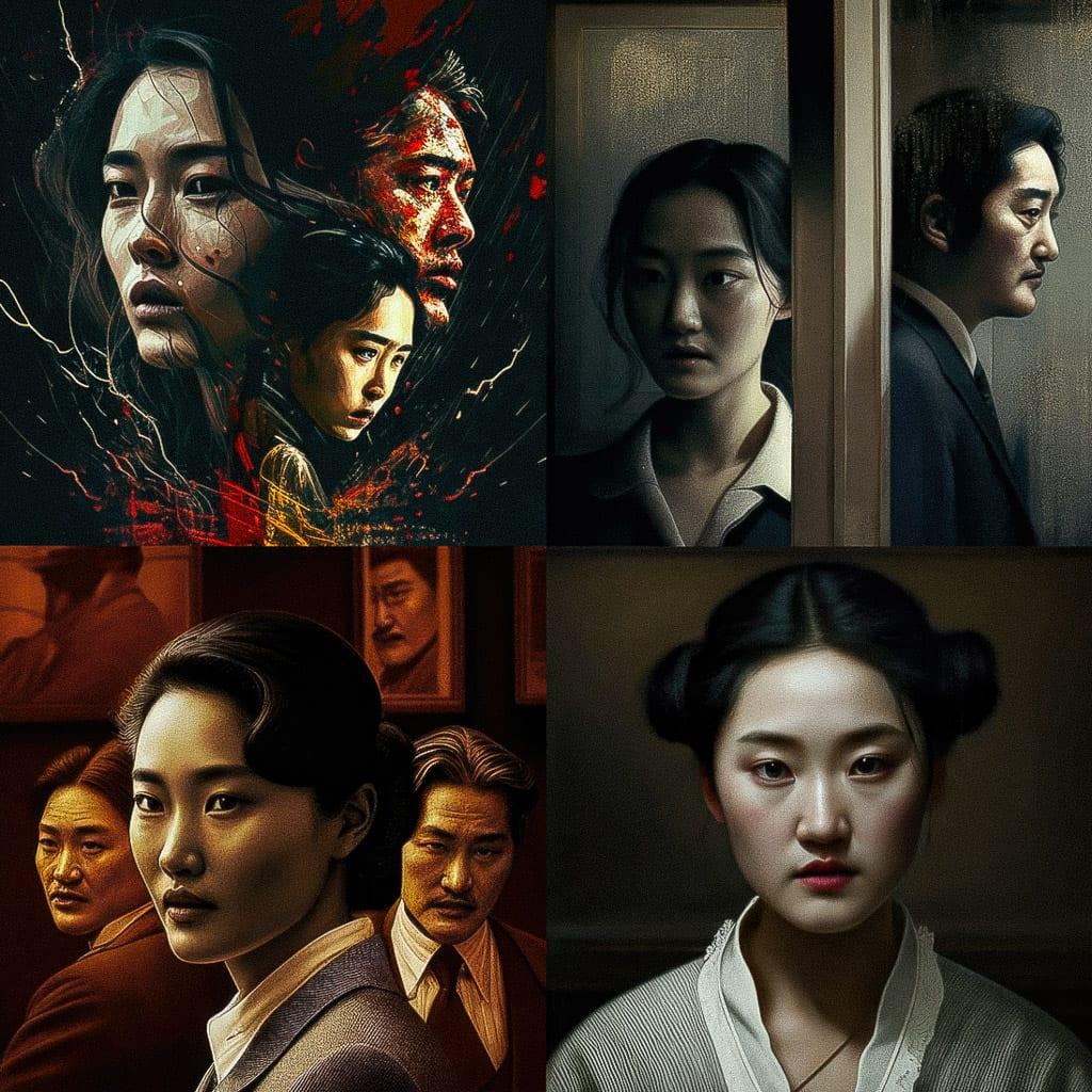 Park Chan Wook style, Midjourney V4, render 1 of 4