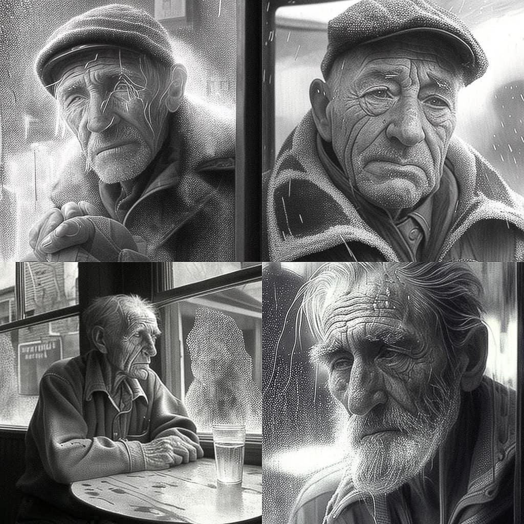 Paul Cadden style, Midjourney V4, render 1 of 4